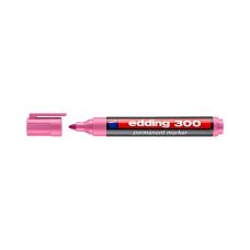 Marker permanentny Edding E-300, końcówka 1,5-3 mm, kolor różowy