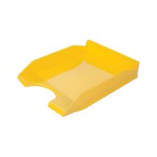 Szufladka na biurko OFFICE PRODUCTS polistyren i PP format A4 żółta do organizacji