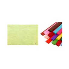 Bibuła krepina dekoracyjna 180g kolor groszkowy 50x250 cm