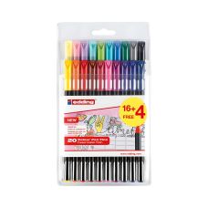 Pisak z cienką końcówką Edding E-1200, 1 mm, 20 szt. mix kolorów