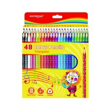Kredki ołówkowe KEYROAD trójkątne, grafit 3 mm w pudełku 1 sztuka