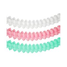 Girlanda papierowa kolorowa Pastel średnica 16 cm długość 3,65 m 1 sztuka dekoracyjna
