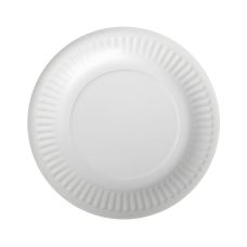 Talerz papierowy biały okrągły 15 cm 100 szt. do gastronomii i eventów