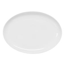 Półmisek Owalny Porcelanowy DUKA Felicia 35,5 cm Biały do Serwowania