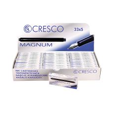 Naboje do pióra CRESCO Magnum niebieskie 5 sztuk