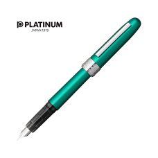 Pióro wieczne Platinum Plaisir Teal Green stalówka M zielone matowe