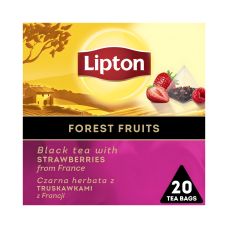 Herbata czarna Lipton Discovery Collection owoce leśne 20 piramidek saszetkowych
