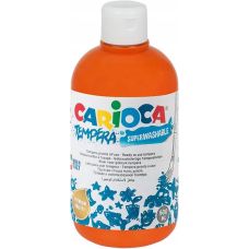 Farba Tempera Pomarańczowa CARIOCA Wodorozcieńczalna 500ml