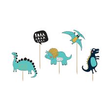 Toppery Dekoracyjne Dinozaury Mix Wzorów 10,5-20cm Opakowanie 5 Sztuk