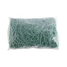 Gumki recepturki OFFICE PRODUCTS średnica 70mm grubość 1,5x1,5mm 60% kauczuku zielone 1000g zgrzewka