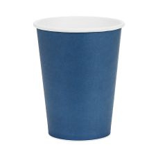Kubeczki papierowe jednorazowe granatowe 250 ml (6 szt.)