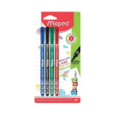 Cienkopisy Graph Peps Deco Max 0,8mm 4 sztuki blister
