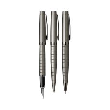 Zestaw ołówek pióro i długopis Scrikss Honour 38 w etui, kolor carbon gray