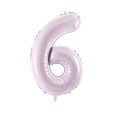 Balon Foliowy Cyfra 6 Fioletowy 72cm