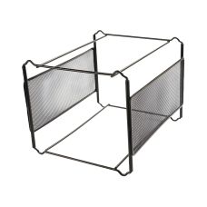 Mini archiwum biurkowe Q-CONNECT Office Set metalowe czarne