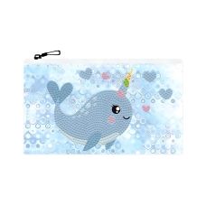 Piórnik Diamond Dotz Narwhal Love zestaw kreatywny do ozdabiania