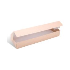 Pudełko papierowe zamykane z otworami na żywność 37 x 17 x 5,5 cm 100 sztuk