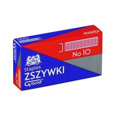 Zszywki biurowe GRAND stalowe 10x1000 sztuk