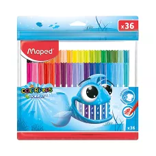 Flamastry Colorpeps Ocean 36 sztuk w etui z zamkiem błyskawicznym