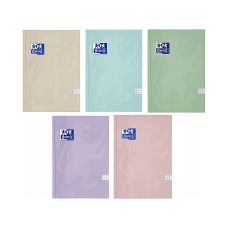 Zeszyt A5 Brulion 96 kartek w kratkę Oxford TOUCH PASTEL Soft Touch