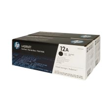 Oryginalny Dwupak Tonerów HP 12A (Q2612AD) Black 2x2tys.