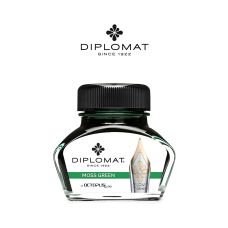 Atrament do piór wiecznych DIPLOMAT w kałamarzu 30 ml jasnozielony