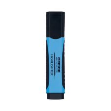 Zakreślacz OFFICE PRODUCTS z gumowym uchwytem 2-5 mm niebieski