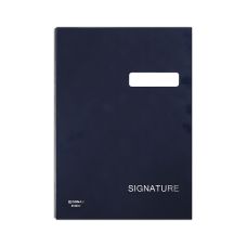Teczka do podpisu DONAU karton i PP A4 450gsm 20 przegród granatowa