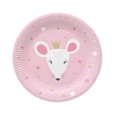Talerze papierowe okrągłe Magical Friends wzór bajkowy 23 cm 10 sztuk