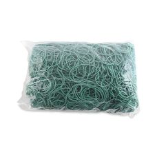 Gumki recepturki OFFICE PRODUCTS średnica 50mm grubość 1,5x1,5mm 60% kauczuku 1000g zielone zgrzewka