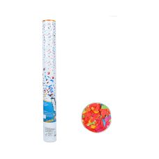Tuba konfetti PARTY GO mix kolorów 30 cm zestaw 12 sztuk
