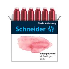 Naboje do piór Schneider, 6 sztuk, kolor blush ciemnoróżowy