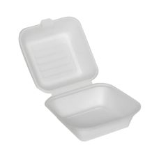 Burgerbox z trzciny cukrowej opakowanie 15,5 x 15 x 7,5 cm 50 szt.