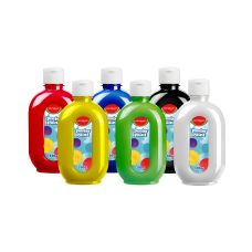 Farba plakatowa KEYROAD w butelkach 300ml mix kolorów podstawowych 12szt