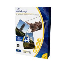 Papier fotograficzny MEDIARANGE, A4, 135gsm, błyszczący, 100ark.