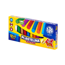 Plastelina Astra 12+1 kolorów zestaw do modelowania