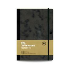 Notatnik Flexbook 17cm x 24cm Adventure  w linie Czarny