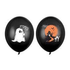 Balony 30cm, Duszek, Pastel Black (1 op. / 6 szt.)