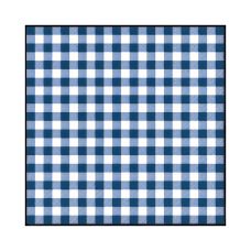 Serwetki 2-war. gingham navy 33cmx33cm 50 szt.