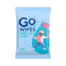 Chusteczki nawilżane dla noworodków GOWIPES delikatne hipoalergiczne 24 sztuki