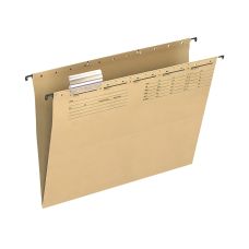 Teczka zawieszkowa Q-CONNECT kartonowa A4 250 gsm jasnobrązowa