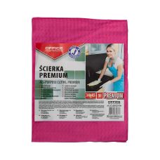Ścierka premium z wiskozy 80% gramatura 65g/m² rozmiar 34x45cm 3 szt. mix kolorów
