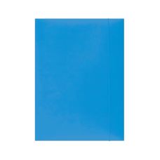 Teczka z gumką OFFICE PRODUCTS kartonowa A4 300gsm 3-skrzydkowa jasnoniebieska