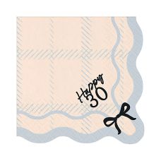 Serwetki papierowe Happy 30, 33x33 cm, mix kolorów (12 szt.)