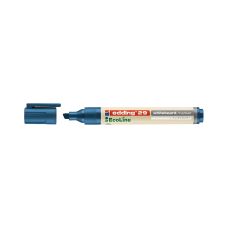 Marker do tablic suchościeralnych Edding EcoLine, końcówka klinowa 1-5 mm, niebieski