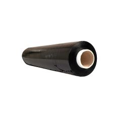 Folia stretch ręczna Office Products czarna, 23 mikrony, szerokość 500mm, 2,5kg