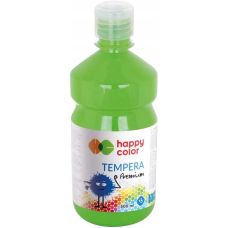 Farba TEMPERA Premium 500ml jasnozielona HAPPY COLOR