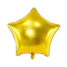Balon Foliowy Gwiazdka Metalizowana Złota 48 cm