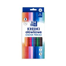 Kredki ołówkowe Oxford Regular 12 kolorów zestaw szkolno-biurowy