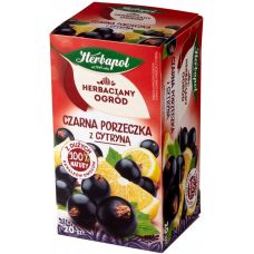 Herbata Owocowo-Ziołowa Czarna Porzeczka z Cytryną 20 torebek